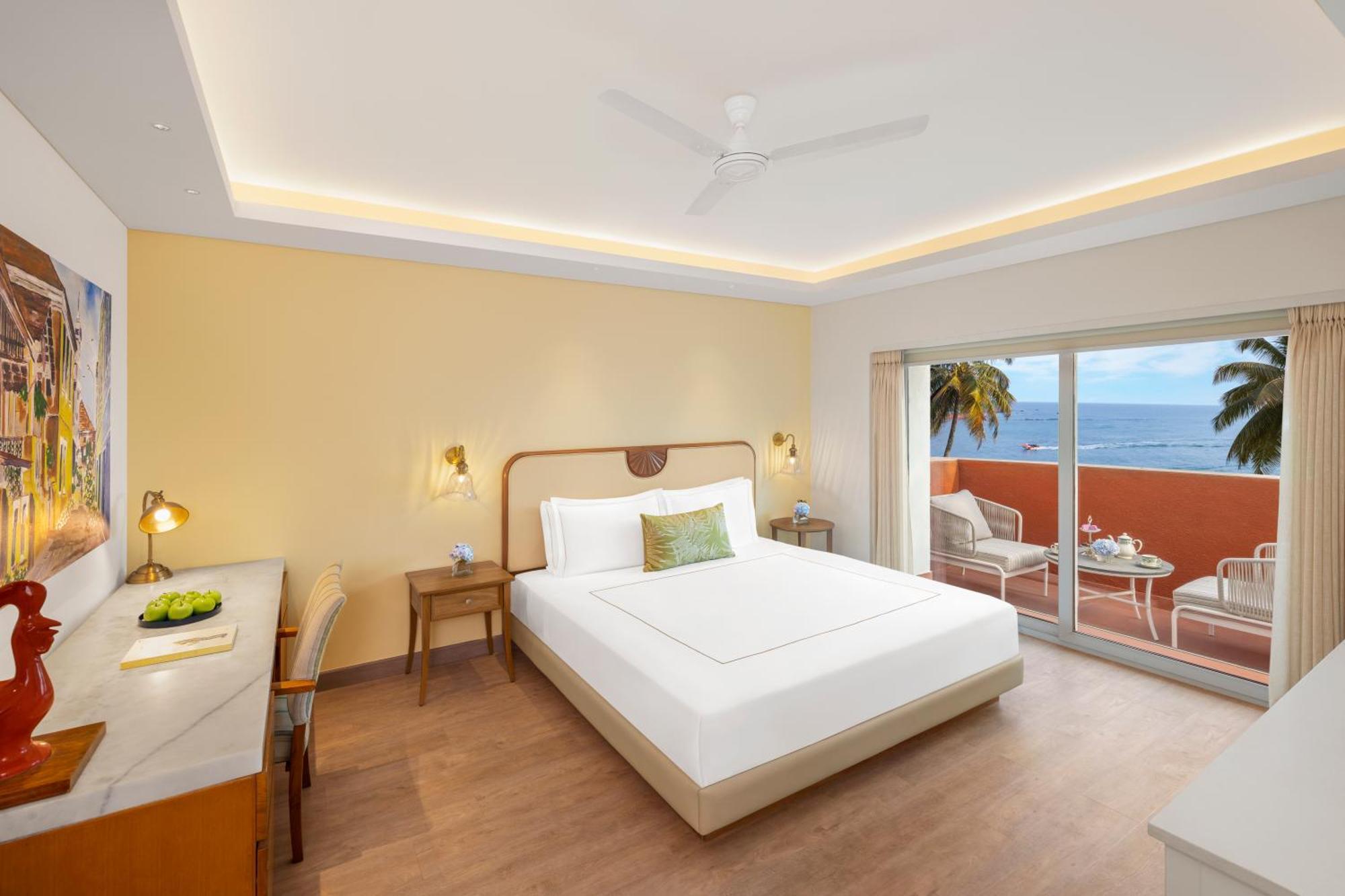 Taj Cidade De Goa Heritage, Goa Santa Cruz Esterno foto Deluxe Ocean View Room