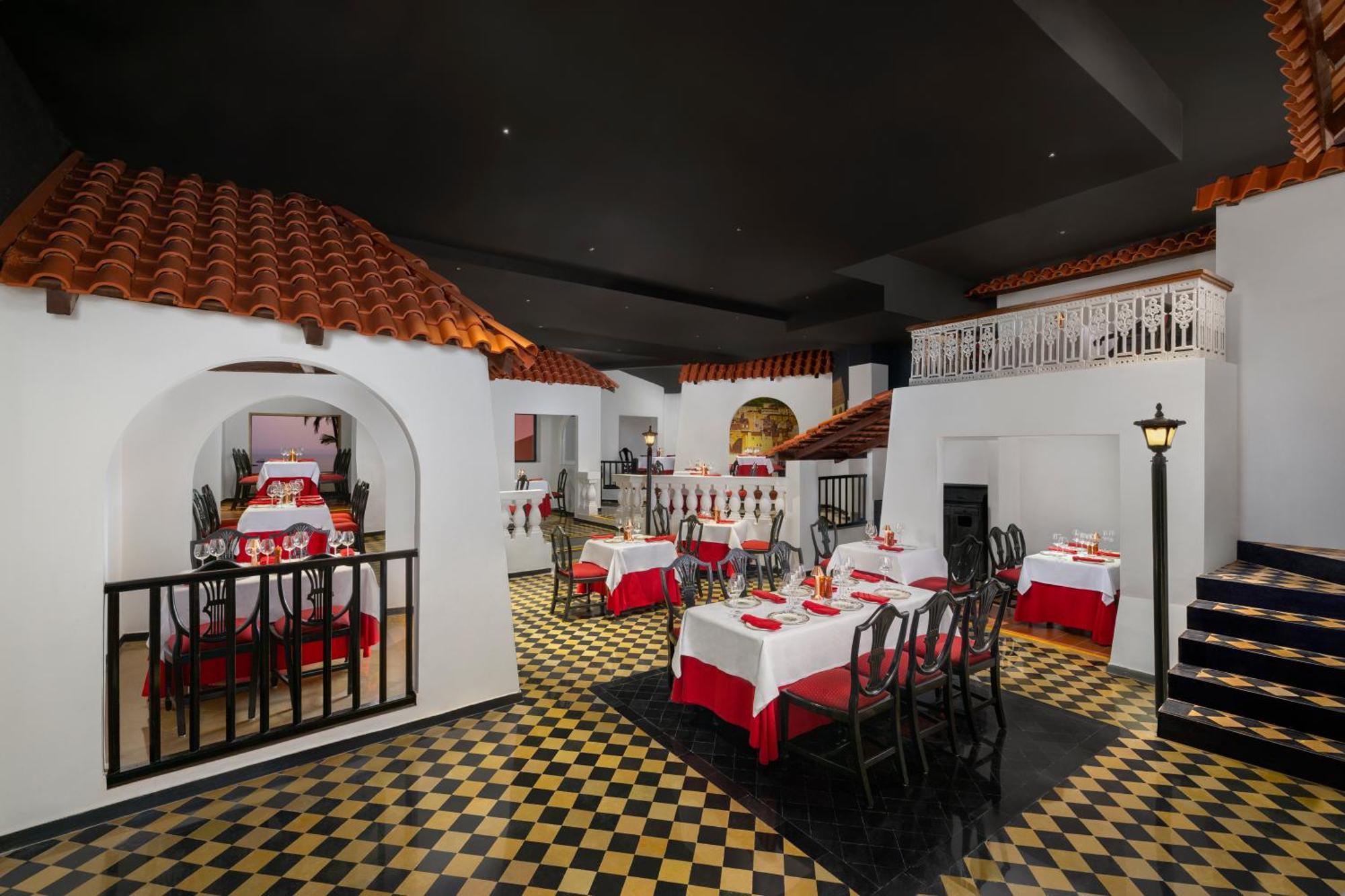 Taj Cidade De Goa Heritage, Goa Santa Cruz Esterno foto Interior of the restaurant